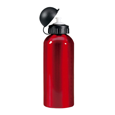 Bidon metalowy z wygrawerowanym logo laserem, pojemność 600 ml